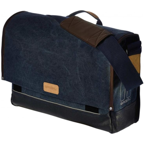 Basil TAS BAS URBAN FOLD MESSENGER DENIM BLUE 20L Deep Denim Blue - Blauw