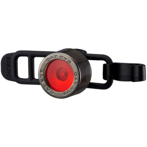 Cateye ACHTERLICHT CAT LD135R NIMA 2 LED CHROOM ZWART