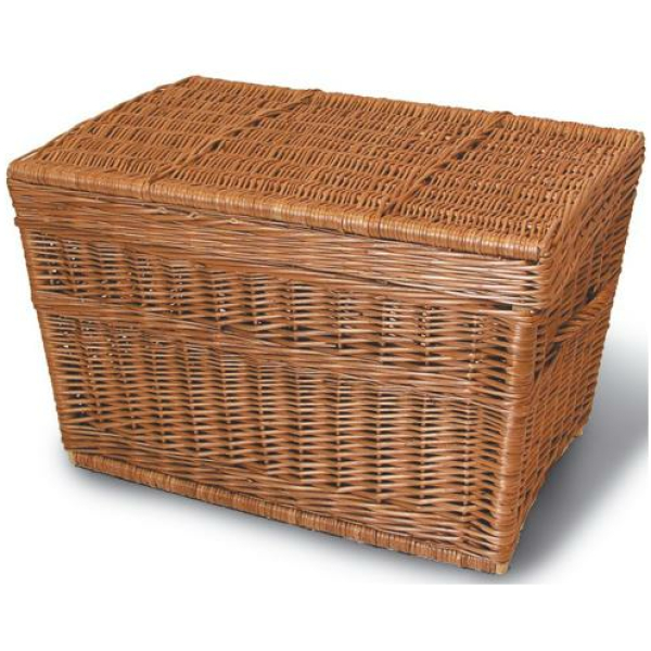 Basil MAND BAS RIET V RASA M/DEKSEL 50X34X34 NATUREL
