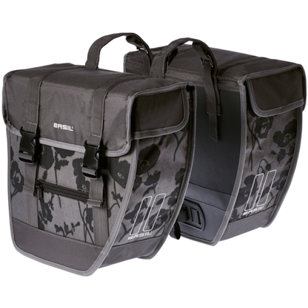 Basil TAS BAS DUBBEL TOUR SCHUIN Moonstone Grey