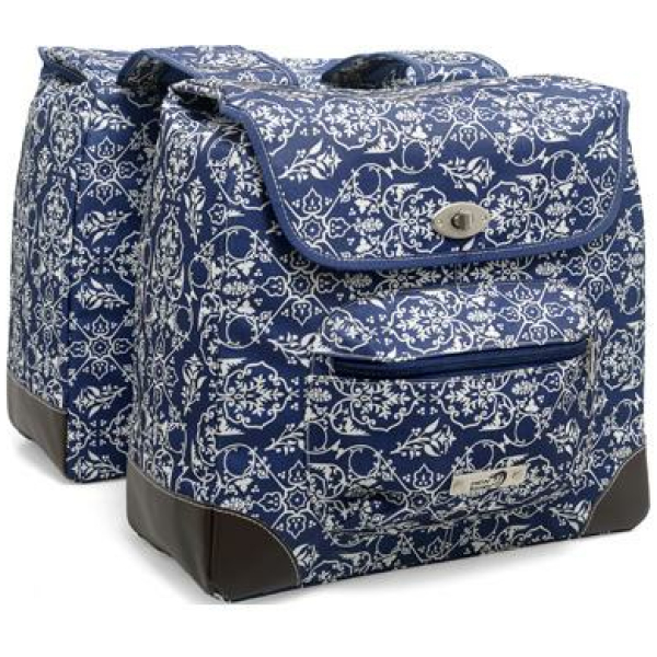 New Looxs TAS ALBA DUBBEL ROMANO BLUE BLAUW