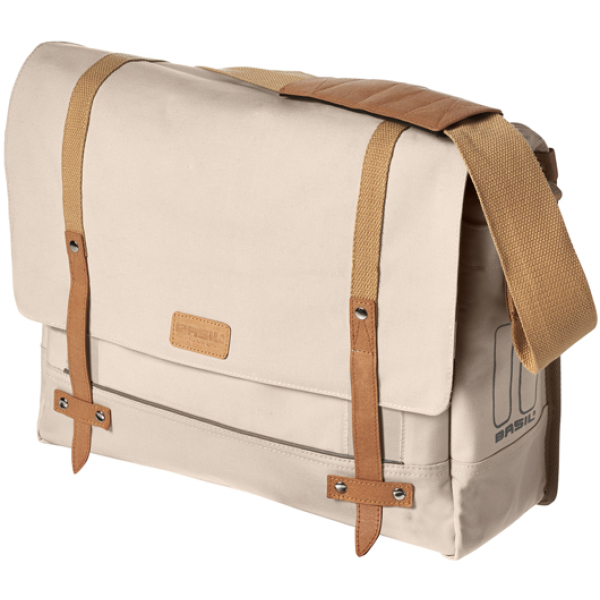 Basil TAS BAS PORTLAND MESSENGER CREME 20L Creme - Wit