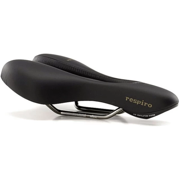 Selle Royal ZADEL SR RESPIRO MODERATE LEER DS ZW Zwart