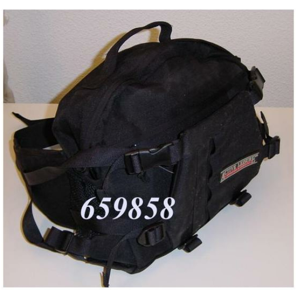Merkloos TAS ACT HEUPTAS L 3808 ZWART