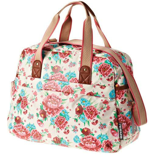 Basil TAS BAS BLOOM CARRY ALL GARDENIA WIT 18L Gardenia White