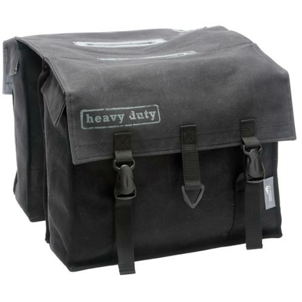 New Looxs TAS DOCK DUBBEL CANVAS ZWART
