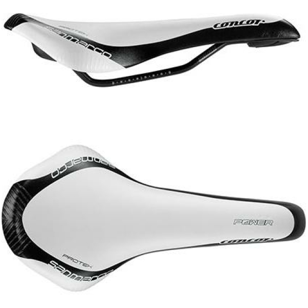 Selle San Marco ZADEL SM CONCOR DYNAMIC PROTEK WI/ZW WIT/ZWART