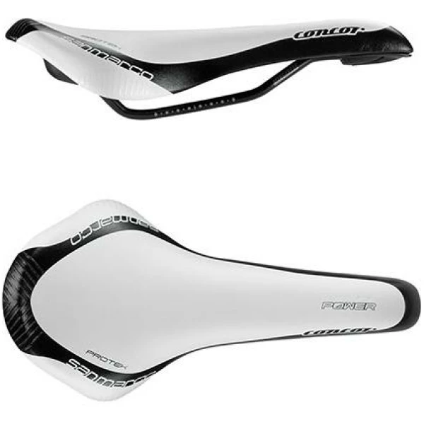 Selle San Marco ZADEL SM CONCOR DYNAMIC PROTEK WI/ZW WIT/ZWART
