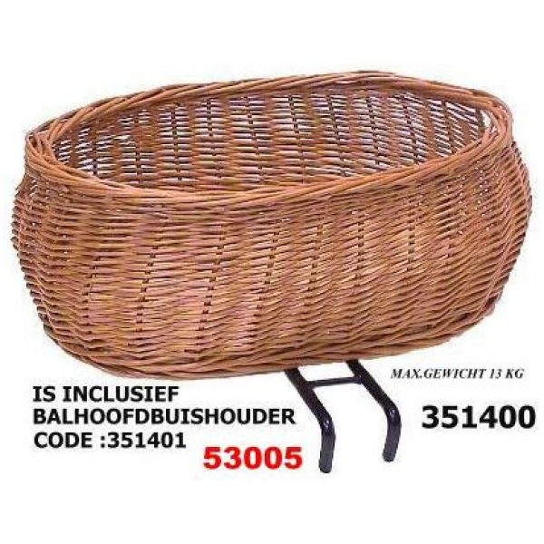 Basil MAND BAS RIET V DIER PLUTO KPL NATUREL