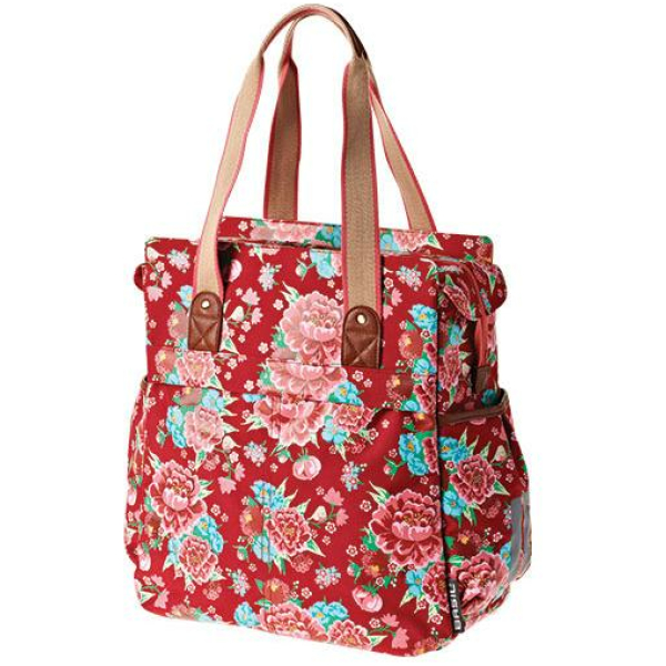 Basil TAS BAS BLOOM SHOPPER SCARLET ROOD Scarlet Red