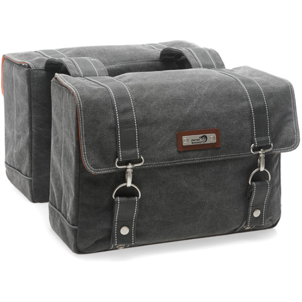 New Looxs TAS MONDI DUBBEL CANVAS Grijs