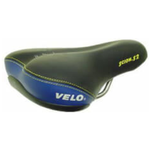 Velo Zadel junior d2 Zwart-Blauw