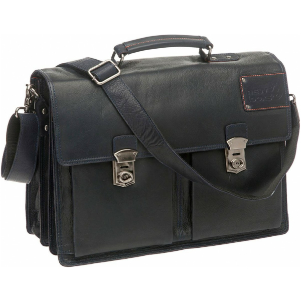 New Looxs TAS SORENTO LEER BLAUW