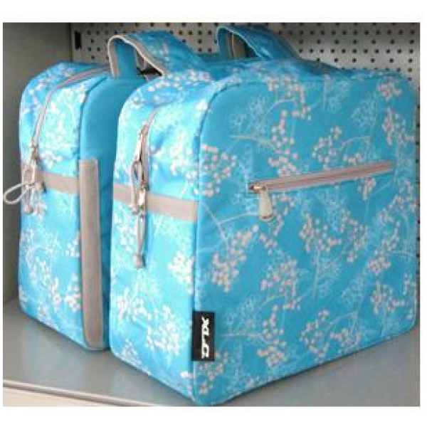 Xlc TAS SHOPPER DUBBEL BERRY BLUE BLAUW