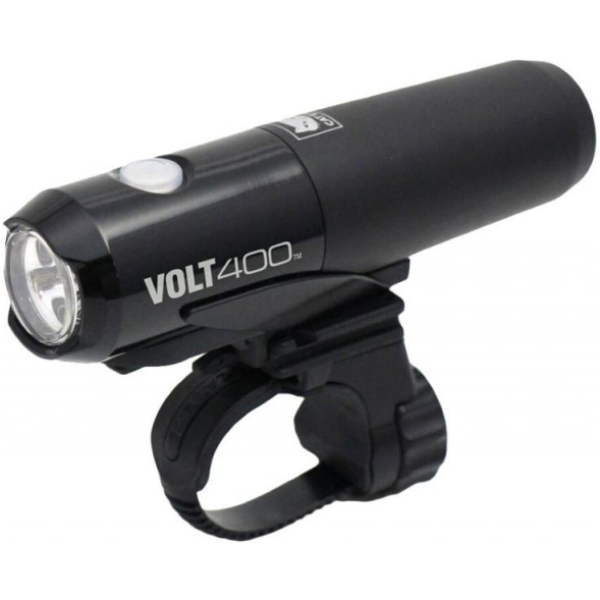 Cateye KOPLAMP CAT VOLT400 EL461RC LED ZW Zwart