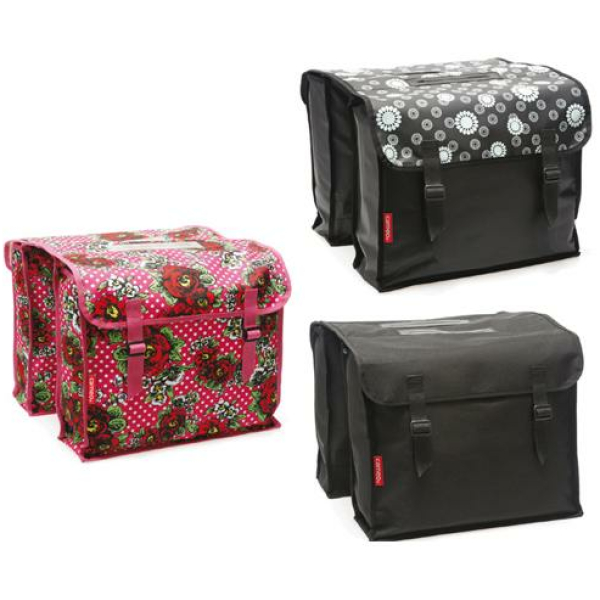 New Looxs TAS CAMEO PAKKET DUBBEL DS A 8 BLACK 4x / PINK ROOS 2x /
