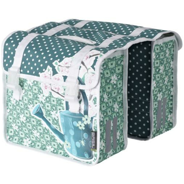 Basil TAS BAS JASMIN SCRAP DUBBEL TURQUOISE Turqoise / Wit