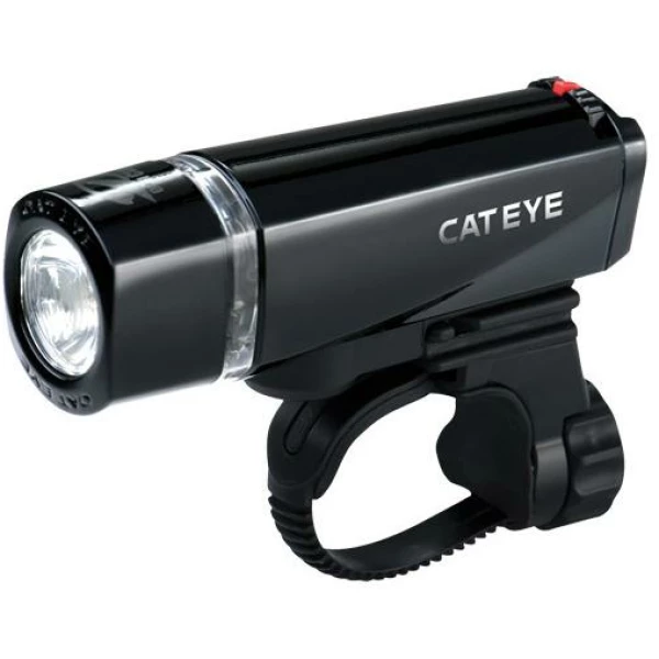 Cateye KOPLAMP CAT EL450N 1 LED BATT STUUR ZW ZWART