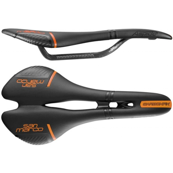 Selle San Marco ZADEL SM ASPIDE CARBON FX OPEN ZW/OR