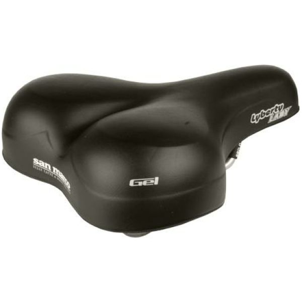 Selle San Marco ZADEL SM LYBERTY GLAMOUR GEL KRT ZWART