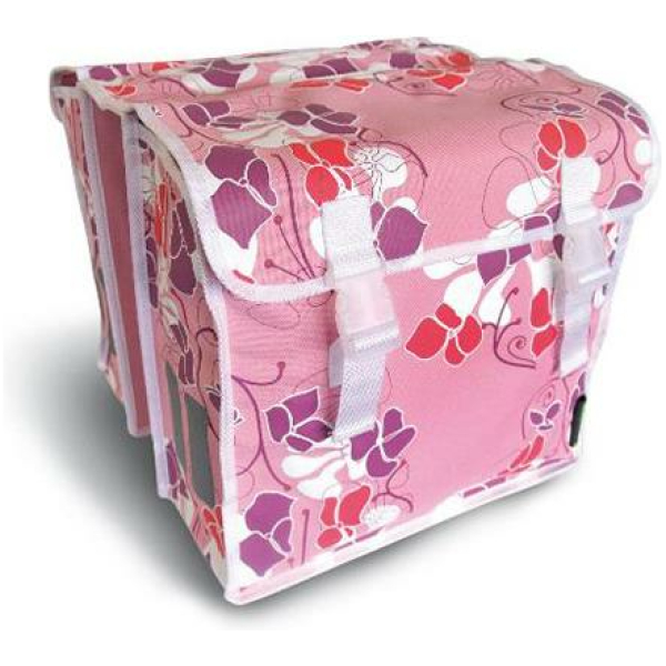 Basil TAS DUBBEL 35L ROSE BLOSSOM JUGENDSTIL OUD ROSE