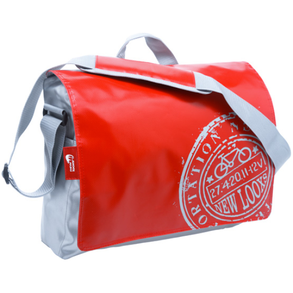 New Looxs TAS POSTINO OFFICE ROOD/ZILVER ROOD / ZILVER