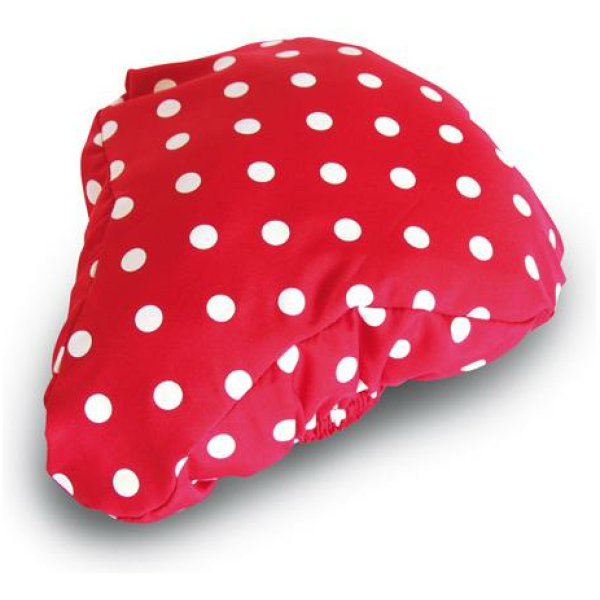 Basil ZADELDEK BAS ROSA M/WITTE STIP Rood