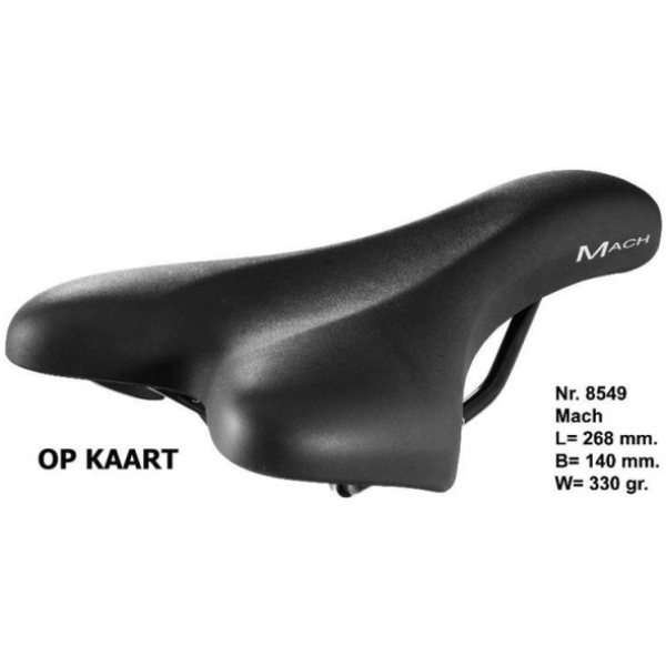 Selle Royal ZADEL SR 8549 MACH UNI Zwart