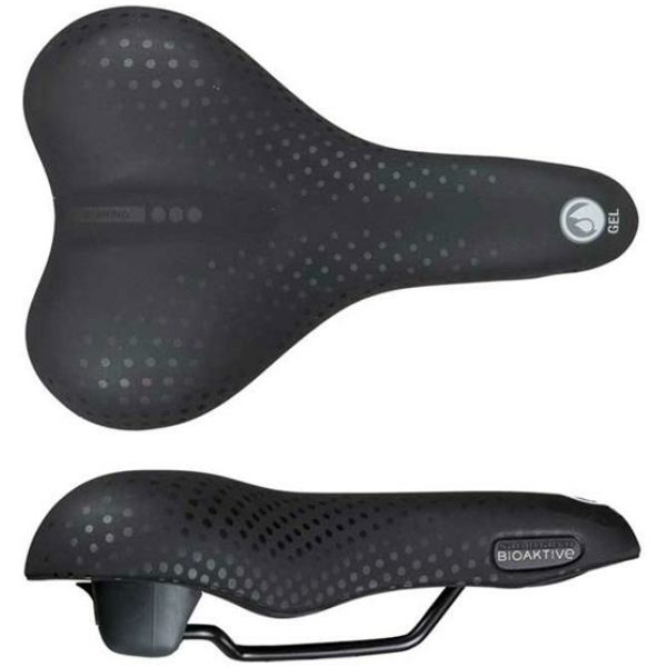 Selle San Marco ZADEL SM BIO TREKKING L GEL HR ZW Zwart - Afbeelding 3