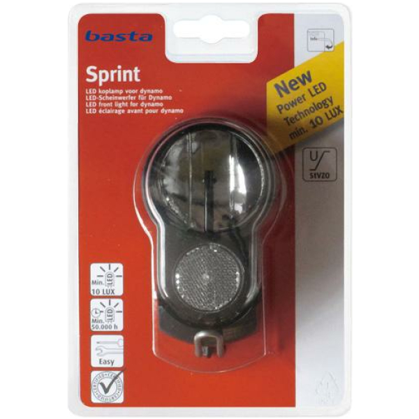 Basta KOPLAMP SPRINT LED DYN KB KRT ZWART