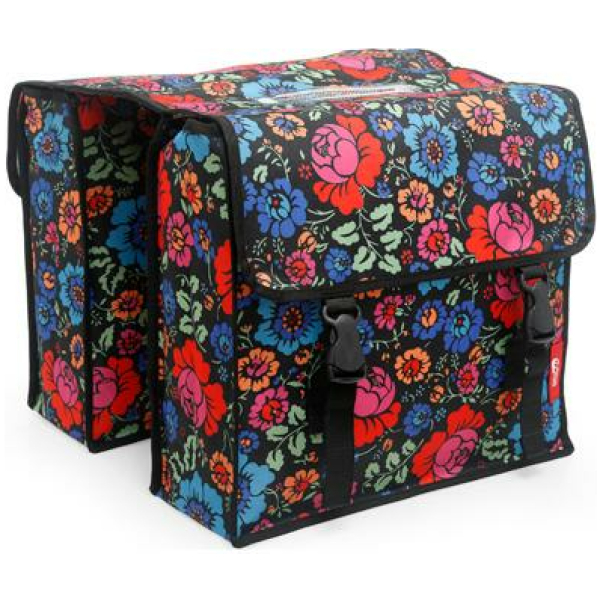 New Looxs TAS FIORI DUBBEL DAHLIA MULTICOLOUR MEERKLEURIG