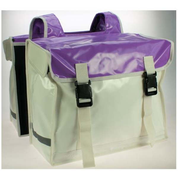 New Looxs TAS BISONYL DUBBEL PAARS/WIT PAARS / WIT