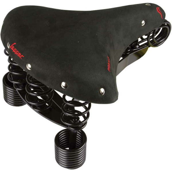 Lepper ZADEL PRIMUS 215 LOUNGER HR ZW Zwart