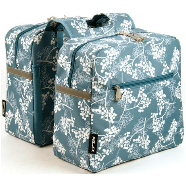 Xlc TAS SHOPPER DUBBEL BERRY DARK BLUE DONKER BLAUW
