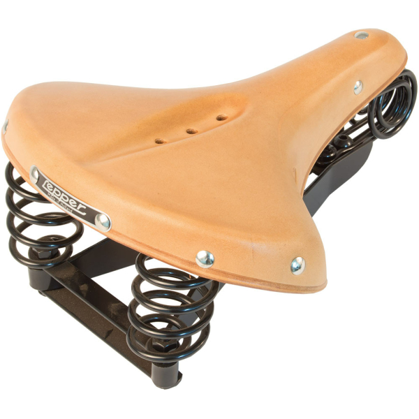 Lepper ZADEL DRIEVEER 90V AUTHENTIC ZWAAR NAT Naturel