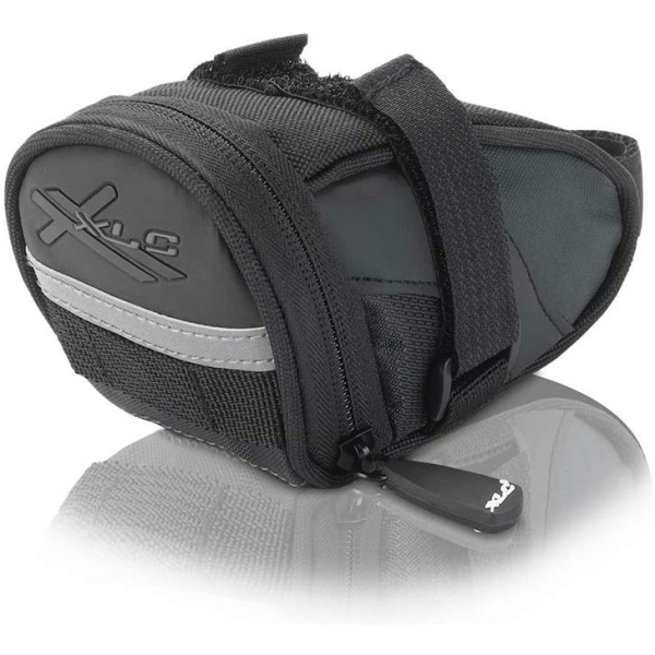 Xlc ZADELTAS KLITTENBAND ZW/ANT 0.3L Zwart/Antraciet