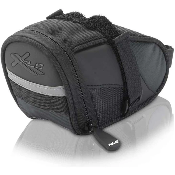 Xlc ZADELTAS KLITTENBAND ZW/ANT 0.45L Zwart/Antraciet