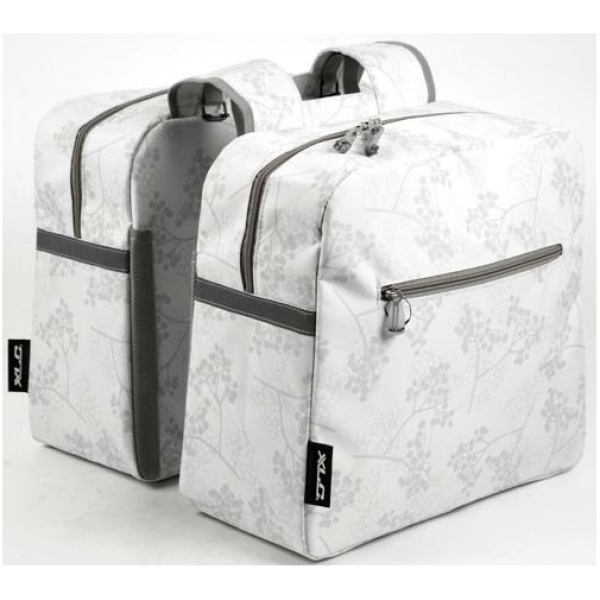 Xlc TAS SHOPPER DUBBEL BERRY WHITE WIT