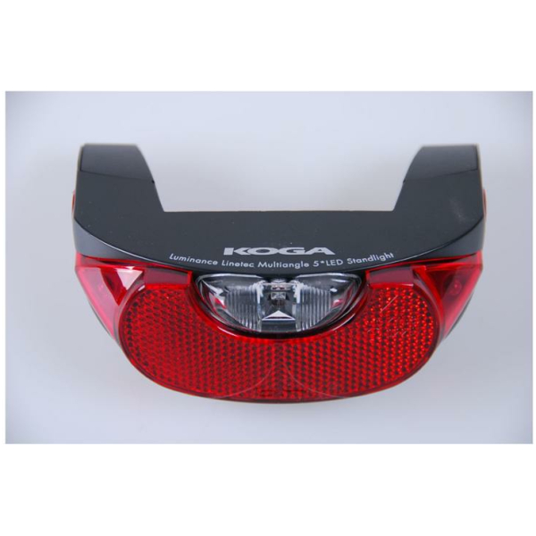 Busch & MÜller ACHTERLICHT B&M LUMINANCE LED M/STANDL 50MM ZW Zwart