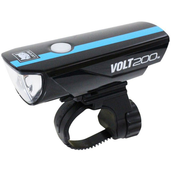 Cateye KOPLAMP CAT VOLT200 EL151RC LED ZW/BL