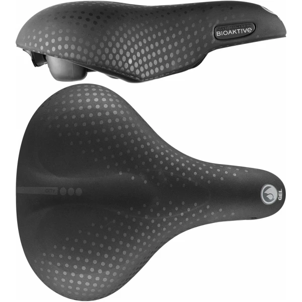 Selle San Marco ZADEL SM BIO CITY S TRK GEL UNI ZW Zwart