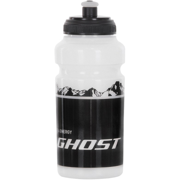Ghost BIDON GH 500ML TR/ZW/WI Transparant/Zwart/Wit