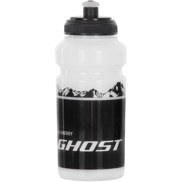 Ghost BIDON GH 500ML TR/ZW/WI Transparant/Zwart/Wit