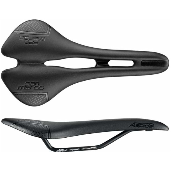 Selle San Marco ZADEL SM ASPIDE DYNAMIC WIDE OPEN ZW Zwart