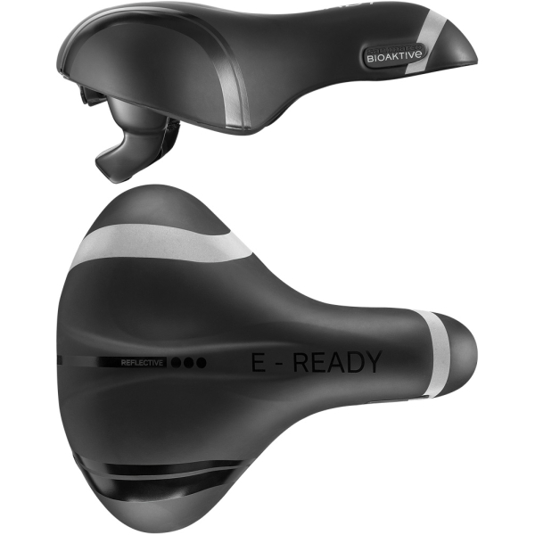 Selle San Marco ZADEL SM BIO CITY S E-READY GEL UNI ZW Zwart