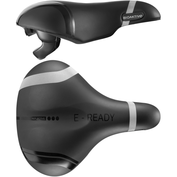 Selle San Marco ZADEL SM BIO CITY L E-READY GEL UNI ZW Zwart