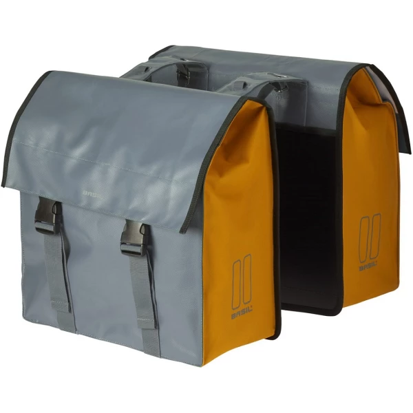 Basil TAS BAS DUBBEL URBAN LOAD UB GREY/GOLD 48-53L Stormy Grey/Gold