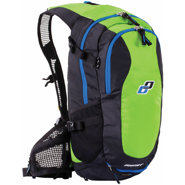 Ghost RUGTAS GH BIKE ZW/GR/BL Zwart/Groen/Blauw