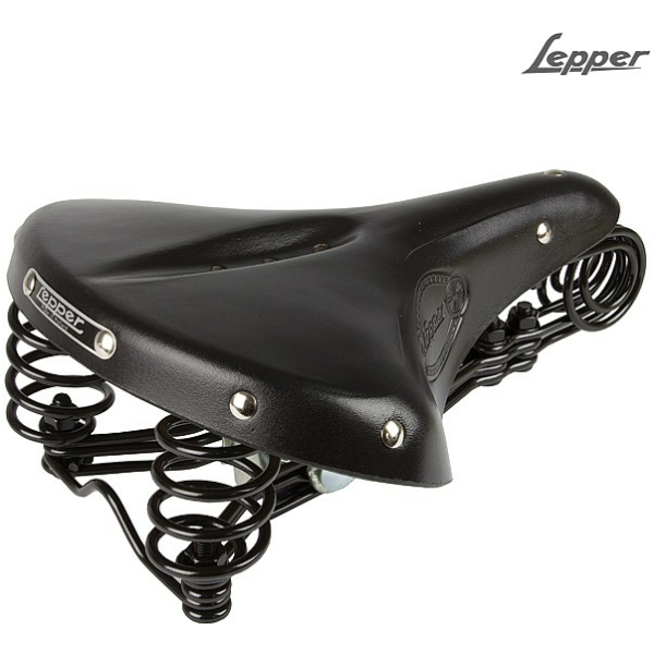 Lepper ZADEL DRIEVEER 90V AUTHENTIC ZWAAR ZW Zwart