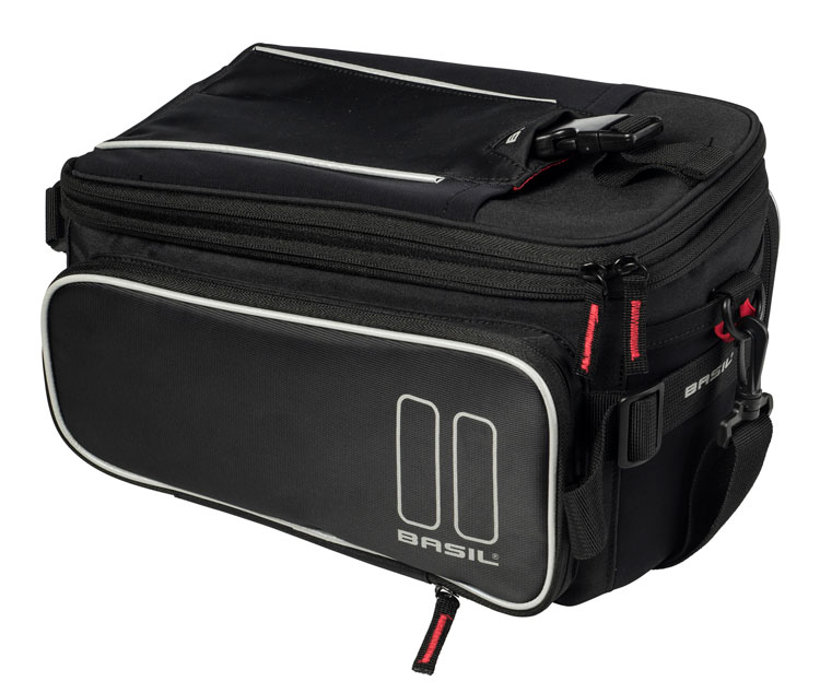 Basil dragertas Sport Design trunkbag 7-12L Black - Afbeelding 3